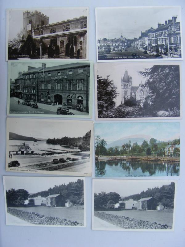 3. Eight Old Postcards of Cumbria Area - Carlisle - Penrith etc