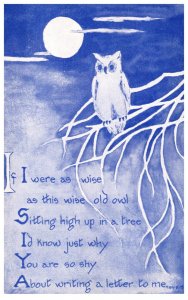 Owl ,  Poem