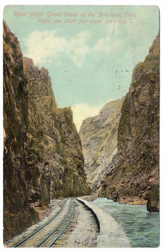 Royal Gorge, Grand Canon of the Arkansas, Colo.