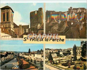 Postcard Modern Saint Yrieix La Perche Haute Vienne The Collegiate Moutier an...