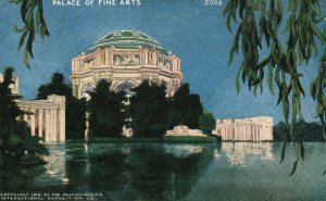 Vintage Postcard Palace Of Fine Arts Building Panama Pacific International Expo