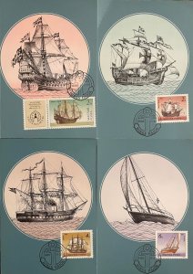 Maximum cards Hungary famous sailing vessels Wasa Santa Maria Jylland St. Jupat 