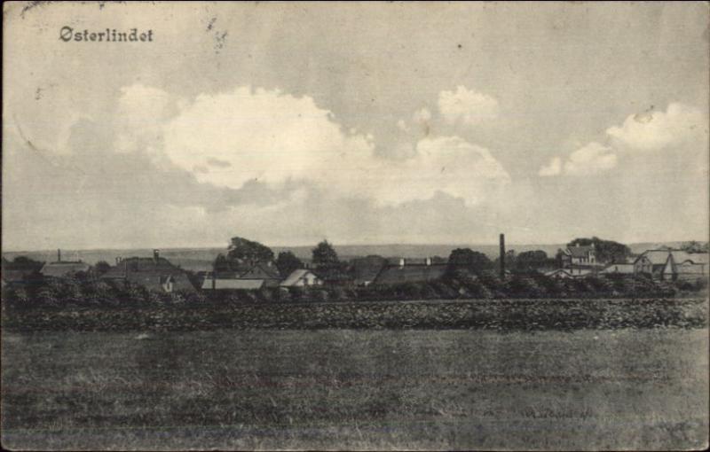 Osterlindet Oster Lindet Denmark c1910 Postcard