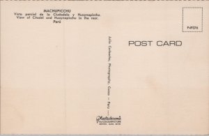 Peru Machu Picchu Vintage Postcard C366