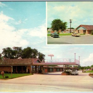 c1960s Springfield MO Arrowhead Motel Neon Sign Car Glo-Var Aurora DePew PC A197