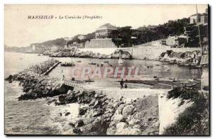 Marseille Old Postcard The cornice (Prophet)