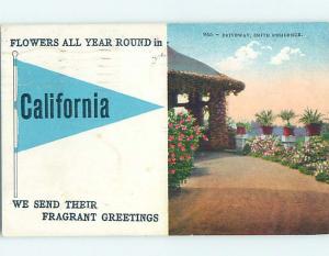 Divided-Back PENNANT POSTCARD Oakland California CA HM5436