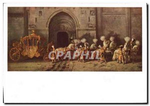 Postcard Modern Vienna Kunsthistorisches Museum Schonbrunn Wagenburg in Imper...