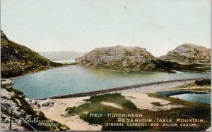 South Africa Hely-Hutchinson Reservoir Table Mountain Camera Series Postcard E88