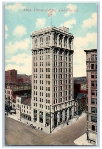 c1920s Lincoln Building Exterior Roadside Louisville Kentucky KY People Postcard