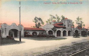 Emeryville California Oakland's Santa Fe Terminal Vintage Postcard AA29935