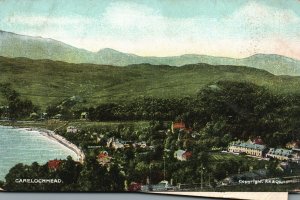 Vintage Postcard 1910's Carelochead Town and Water Scene Scotland