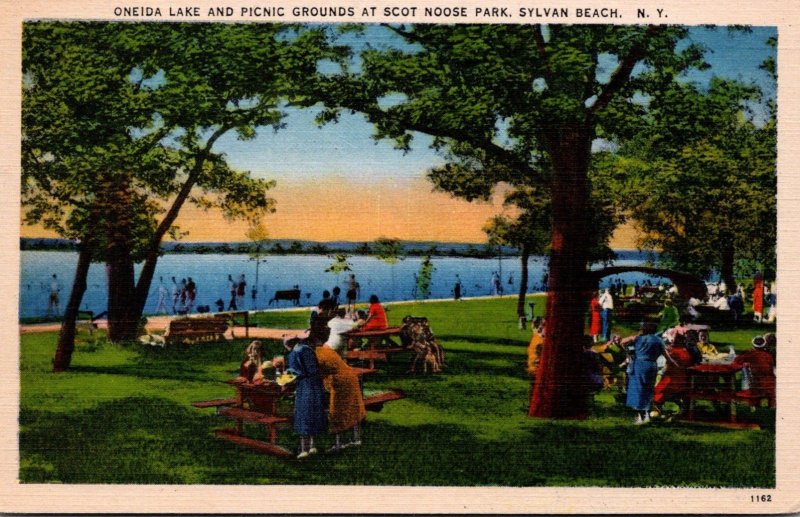 New York Sylvan Beach Oneida Lake and Picnic Grounds At Scot Noose Park