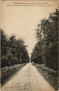 CPA LUCHEUX La Foret Chemin Royal (17619)