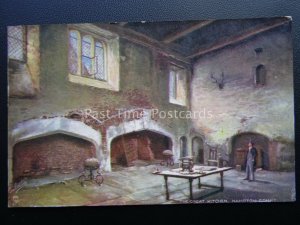 London HAMPTON COURT The Great Kitchen c1907 Postcard by Raphael Tuck 8517