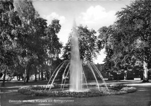 BG22545 osterode am harz kurpark mit springbrunnen  germany  CPSM 14.5x9cm