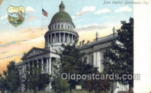 Sacramento, CA, CA State Capital USA Unused crease left top corner, minor cor...