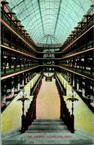 Vtg Postcard 1900s Cleveland Ohio OH - The Arcade UNP Unused