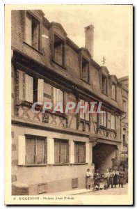 Postcard Old House Riquewihr Jean Preiss