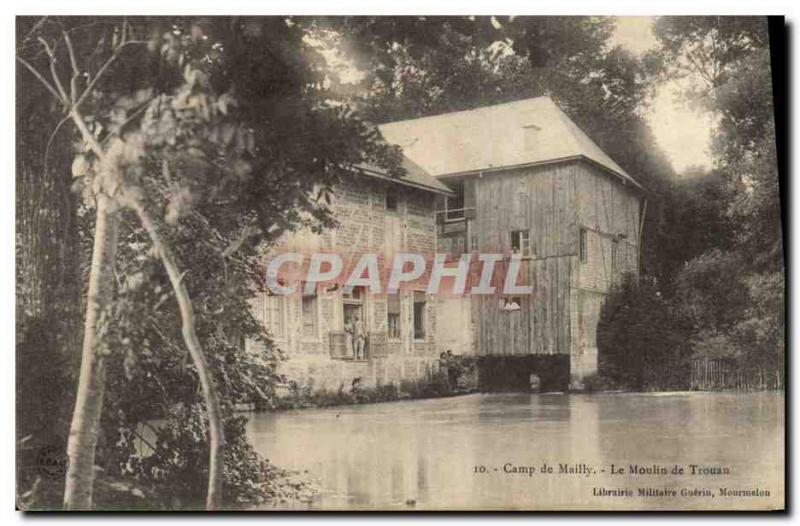 Postcard Old water mill Camp Mailly The mill Trouan