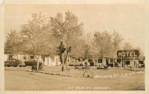 1940s El Portal Motel Beatty Nevada RPPC Real Photo postcard 6136