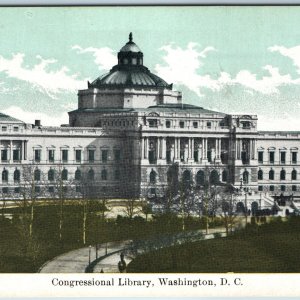 c1910s Washington DC United States U.S. Library Nice Unposted Government PC A210