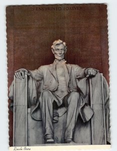M-214346 Lincoln Statue Lincoln Memorial Washington DC