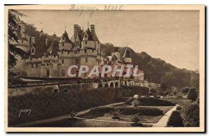 Postcard Old Chateaux of the Loire Chateau de Rigny Usse overall North East View