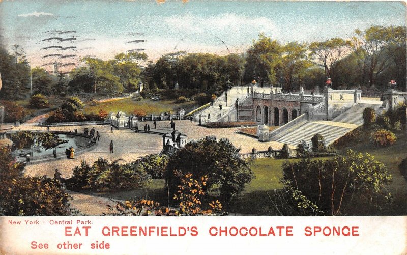 H23/ Advertising Postcard c1910 Greenfield's Chocolate Candy New York 22