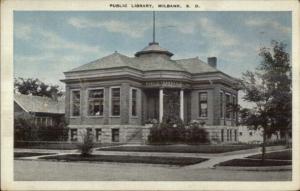 Milbank SD Library LInen Postcard