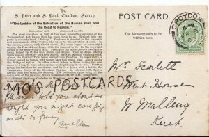 Genealogy Postcard - Scarlete or Scarlett - Malling - Kent - Ref 584B