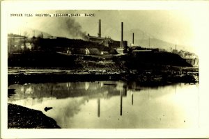 RPPC Bunker Hill Smelter Kellogg Idaho Real Photo Postcard
