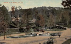 E92/ Newell West Virginia Postcard Newell Park 1915 Walk Cages 20