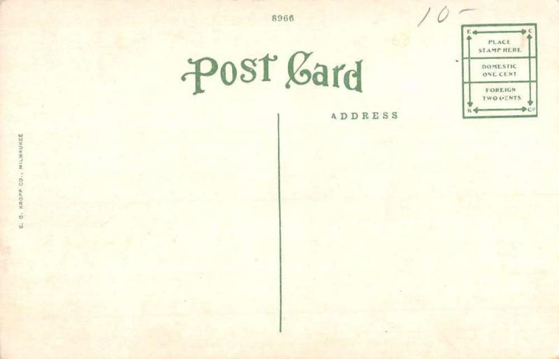 Ironwood Michigan White Way At Night Antique Postcard K104476 | United ...