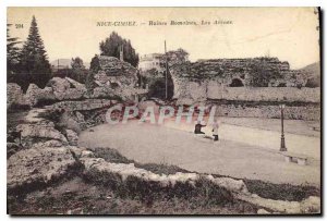 Postcard Old Nice Cimiez Roman ruins Les Arenes