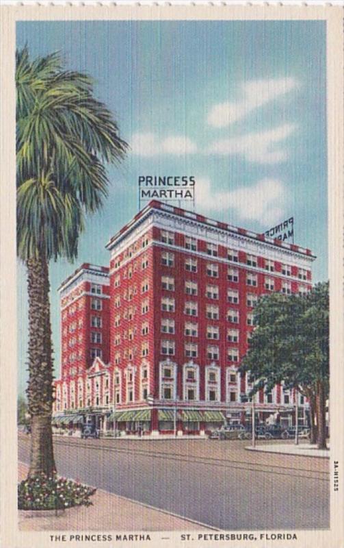 Florida St Petersburg The Princess Martha Hotel Curteich