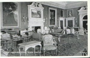 Scotland Postcard - Large Drawing Room - Blair Castle - Perthshire - Ref TZ1996