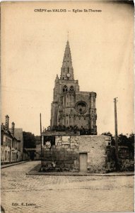 CPA Crepy en Valois- Eglise Saint Thomas FRANCE (1020568)