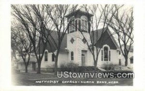 Real Photo - Methodist Church in North Bend, Nebraska