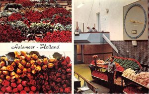 US83 Netherlands Aalsmeer interior flower auction flower market