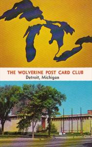 Michigan Dtroit The Wolverine Post Card Club