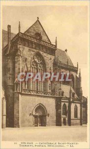 Old Postcard Colmar Cathedrale Saint Martin Transept