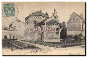 Old Postcard Laon L & # 39Ancienne Chapel of the Templars