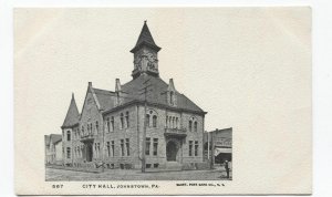 Postcard City Hall Johnstown PA