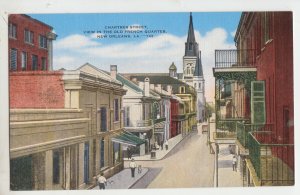 P2658 vintage postcard charles street view old french quarter new orleans LA