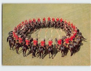 Postcard Royal Canadian Mounted Police Musical Ride Canada