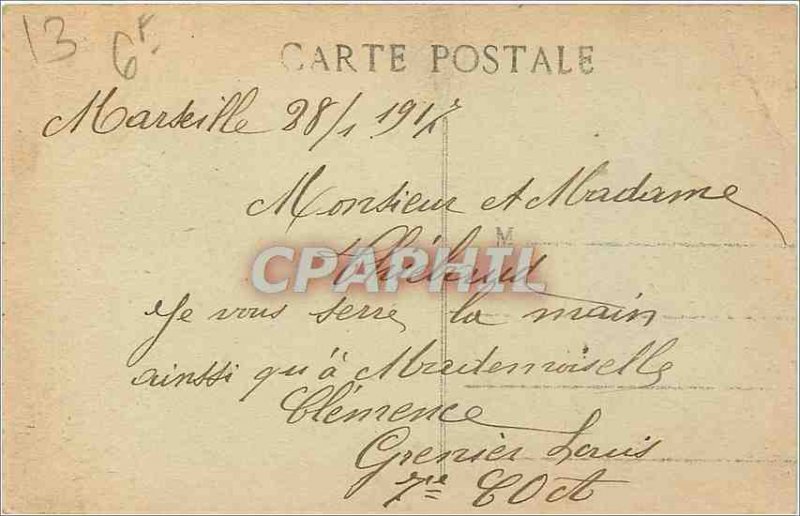 Old Postcard Marseille Notre Dame de la Garde