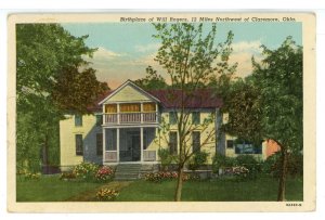 OK - Claremore. Will Rogers Birthplace