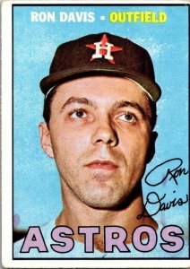 1967 Topps Baseball Card Ron Davis Houston Astros sk2179