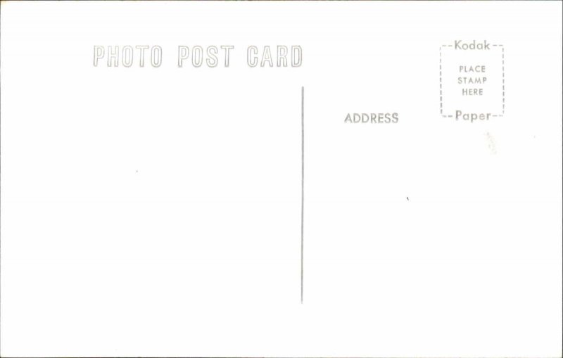 Labrador Camp Island Lighthouse Real Photo Postcard 